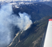 Ferrabee Fire (V10108) - Ariel view PM April 23.